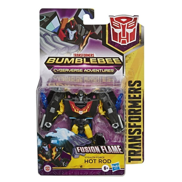 Transformers Bumblebee Cyberverse Adventures, figurine Action Attackers Stealth Force Hot Rod