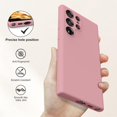 thumbnail image 2 of Designed for Samsung Galaxy S23 Ultra 5G Case,Slim Liquid Silicone Rubber Shockproof Phone Cover Soft Anti-Scratch Microfiber Lining Protection Case for Samsung Galaxy S23 Ultra 5G 2023 (Pink), 2 of 7