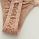 thumbnail image 4 of Gibobby Calzones para mujer sexy Mujeres Encaje Sexy T Pantalones Bragas de cintura Tanga Bragas(Beige,XL), 4 of 5