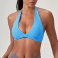 thumbnail image 4 of Women's Solid Color Four Rows Adjustable Wireless Bra Seamless Back Shaping and Breast Collection Yoga Sports Bras for Women, 4 of 6