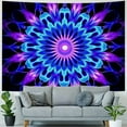 thumbnail image 4 of PRATYUS  Tapestry Hippie Tapestry Tapestry Trippy Decor Neon Boho Tapestries Mandala Wall Tapestry for Bedroom Aesthetic Wall Hanging 40x60inch, 4 of 6