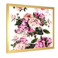 thumbnail image 2 of Designart 'Peony Vintage Flowers' Traditional Framed Art Print, 2 of 4