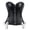 Black, variant on Women's Faux Leather Sweetheart Strapless Corset Top, JIANLAI Front Zipper Side Lace Up Boned Waist Cincher Bustier