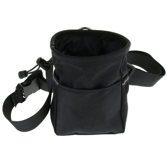 Milaget Multi-function Adjustable Shoulder Strap Dog Treat Pouch Training Bag black