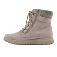 thumbnail image 3 of Cliffs by White Mountain Womens HEARTEN  Faux Leather Combat & Lace-Up Boots, 3 of 4