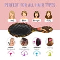 thumbnail image 7 of Autumn Leaves and Fall Mushrooms Pattern Hair Brush,Girls Detangling Hair Brush,Glide Through Tangles with Ease for Wet & Dry Hair, 7 of 7