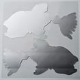 thumbnail image 3 of 2Pcs Bonfish Sticker Bass Boat Carpet Fish Skull Piranha Fish Sticker for Canoe Truck Rv 9.8"x5", 3 of 3