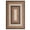 Brown and Orange, variant on Garvee Modern Washable Braided Print Rugs, 10'x13' Non Slip Farmhouse Floor Carpet Boho Geometric Area Rug for Living Room Bedroom, Red and Black