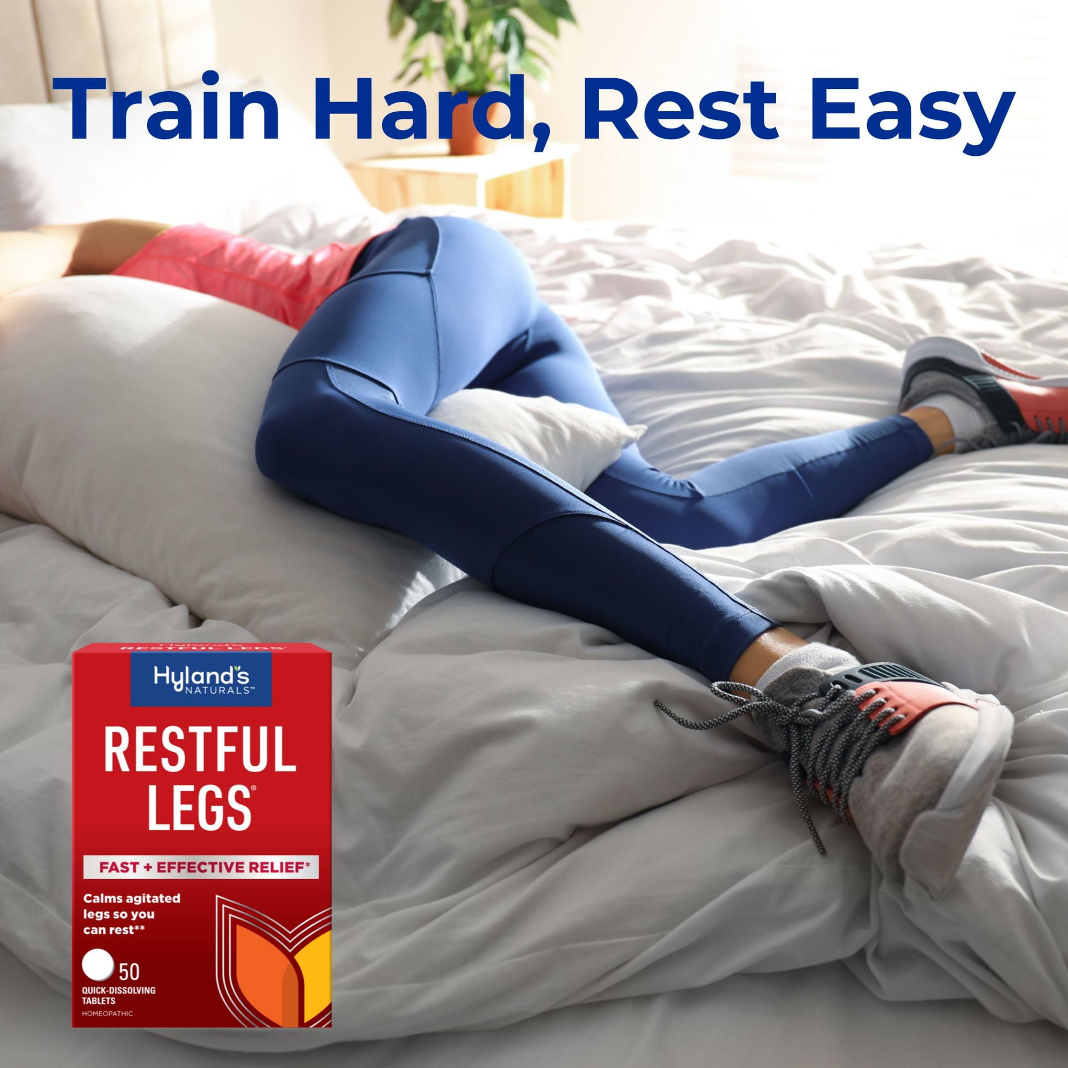 Hyland's Restful Legs, 50 Tablets, Relief of Agitated Legs & the Uncontrollable Urge to Move Legs