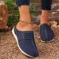 thumbnail image 3 of Dakaela Clogs for Women Comfortable Slip on Mules Shoes Arch Support Closed Toe Sandals Backless Summer Casual Walking Slides Navy 6, 3 of 9