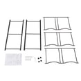 thumbnail image 3 of 3 Tiers Double Rows Water Bottle Rack Floor Standing Steel Display Storage Rack, 3 of 14