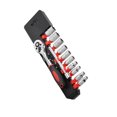 thumbnail image 1 of 12PCS / set 6.3mm Complex vanadium steel boutique manga set 1/4 llave de trinquete 100mm patch Bar combo SET * 2 LingWen 9024715180384, 1 of 1
