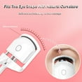 thumbnail image 3 of BODY404 USB Rechargeable Heated Eyelash Curler, 24H Long Lasting Heated Lash Curler for Natural Lashes, Handheld Eyelash Heated Curler with Quick Pre-Heat, White, 3 of 6