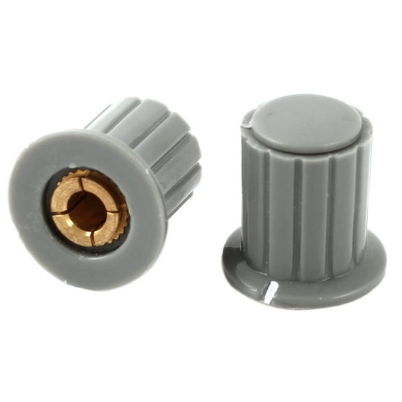Unique Bargains 2 Pcs Volume Control 4mm Shaft Dia Potentiometer Knobs Caps 16mm x 16mm