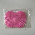 thumbnail image 1 of Apple-Shaped Makeup Brush Cleaner Pad, Silicone Brush Cleaning Mat with Suction Cup for Cosmetic Tools, 1 of 7
