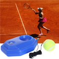 thumbnail image 2 of facefd Tennis Practice Trainer Single Self-study Tennis Training Tool Exercise Baseboard Tennis String Elastic Rope Exercise, 2 of 6