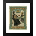 thumbnail image 2 of Johann Georg van Caspel 14x18 Black Modern Framed Museum Art Print Titled - Dutch Skate Cocoa. Erven Caspar Flick (C. 1897), 2 of 5