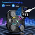 thumbnail image 3 of Music Boxing Machine with Boxing Gloves, Smart Bluetooth Portable Punching Trainer with Upgrade LED Light Effect, 5 Modes 7 Adjustable Speed Settings for Coordination, Reflexes, Motor Skills, 3 of 8
