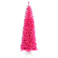 thumbnail image 1 of Vickerman B163581 Crayon Rose Sapin de Noël avec des Lumières Roses & 44; 9 Pi x 44 Po., 1 of 1
