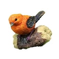 thumbnail image 2 of pitrice Miniature Bird Statue Arts Crafts Bird Animal Model Ornament Decor 1Pcs A, 2 of 8