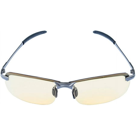 Polarized Gaming Blue Light Filter Computer Glasses for Blocking UV & Reduce Eyestrain Headache Gaming Glasses, Unisex (Men/Women)