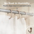 thumbnail image 6 of Evideco Shower Curtain Hooks (Set of 12), 6 of 8