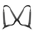 thumbnail image 2 of Lovskoo Classic Mens Suspenders with 4 Clips 1.4 Inch Elastic Webbing X Back Design Adjustable for A Perfect Fit Every Time, 2 of 2