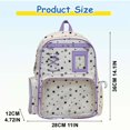 thumbnail image 2 of Cute Ita Bag Backpack, Aesthetic Large Capacity Daypack with Pin Display Window, Versatile Travel Backpack for Conventions, Everyday Use, and Streetwear Style, 2 of 3