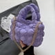 thumbnail image 5 of Bolsa De Hombro Gepolsterte Damen-Umhängetasche mit Reißverschluss, Baumwoll-Tragetasche, leicht (lila), 5 of 6