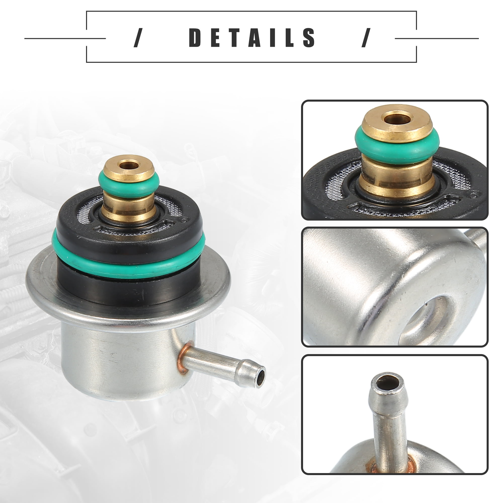 Unique Bargains Fuel Injection Pressure Regulator for Buick Park Avenue 1995-2005 Metal