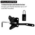 thumbnail image 4 of Pestillo para portón HILLMASTER con auto cierre, resistente, 12 cm, 4 of 8