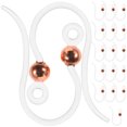 thumbnail image 1 of 50pcs Earring Hooks DIY Earring Parts Earbob Jewelry Making Accessories, 1 of 8