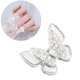 thumbnail image 4 of 5pcs mariposa diseño de uñas tachuelas niña uñas arte encantos hogar bricolaje manicura joyería, 4 of 6