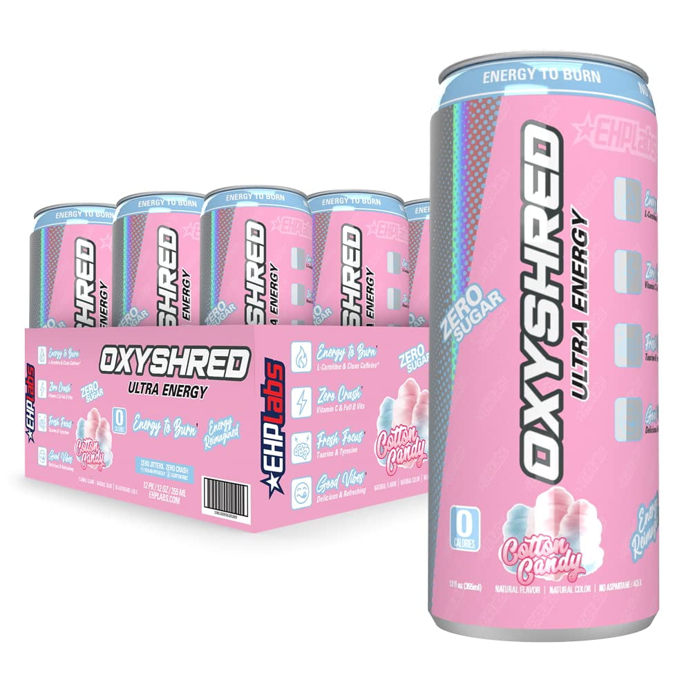 OxyShred Ultra Energy Drink by EHPlabs Performance Carbonated Energy