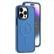 thumbnail image 2 of Funda TEKKU Matte Color para iPhone 15 PLUS Trans Azul compatible con MagSafe, 2 of 5