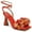 Bright Poppy Leather, variant on Sam Edelman Women's Clare Ankle-Strap Sandals Bright Poppy 5M
