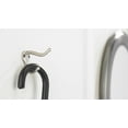 thumbnail image 3 of Richelieu Bp74421184 1-15/16" Double Metal Coat Hook (Package Of 4) - Nickel, 3 of 4