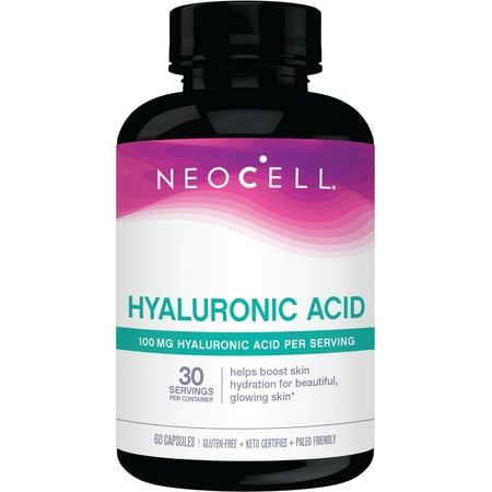 UPC 016185096646 product image for NeoCell Hyaluronic Acid Supplement  Gluten Free  100 mg  60 Capsules | upcitemdb.com