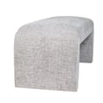 thumbnail image 4 of Jofran Sophia Modern Luxury Curved Upholstered Jacquard Bench - Small, 4 of 4