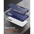 thumbnail image 3 of Poetic Neon Case for Samsung Galaxy S22 Plus 5G, Dual Layer Heavy Duty Drop Protection, Navy Blue, 3 of 6