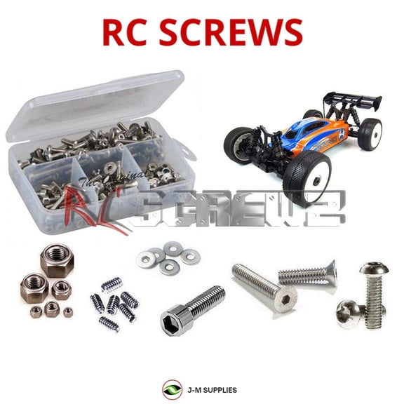 RCScrewZ Stainless Steel Screw Kit tek001 for Tekno RC EB48 RC Car | SET