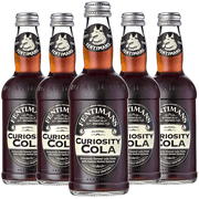 Fentimans Botanically Brewed Curiosity Cola Sparkling Soda, 5 Pack, 9.3 fl oz Bottles – Premium Craft Soda/Mixer for Cocktails & Refreshing Drinks