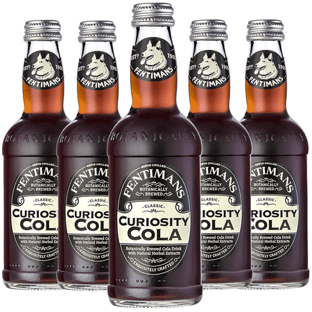 Fentimans Botanically Brewed Curiosity Cola Sparkling Soda, 5 Pack, 9.3 fl oz Bottles – Premium Craft Soda/Mixer for Cocktails & Refreshing Drinks