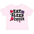 thumbnail image 3 of Inktastic Cheerleading Eat Sleep Cheer Girls Toddler T-Shirt, 3 of 5