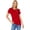 Engine Red, variant on Women's Stretch Short Sleeve Crew Neck T-Shirt, Hudson Teal, Large