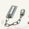 thumbnail image 1 of DEEPCRAFF 1Pcs Silver Iron Door Chain Lock for Home Security Indoor Use 8.6 x 3.5 x 1 in, 1 of 8