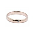 thumbnail image 2 of Metals Jewelry Unisex Tungsten Carbide 4mm Rose Gold Plated with Cubic Zirconia Wedding Band, 2 of 4