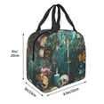thumbnail image 3 of Disketp Baroque Floral Still Life for Insulated Lunch Bag for Women and Men, Perfect for Work, Hiking, Picnic, 3 of 8