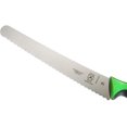 thumbnail image 3 of Mercer Culinary Millennia Colors Bread Knife, 10-Inch Wavy Edge Wide, Green, 3 of 5