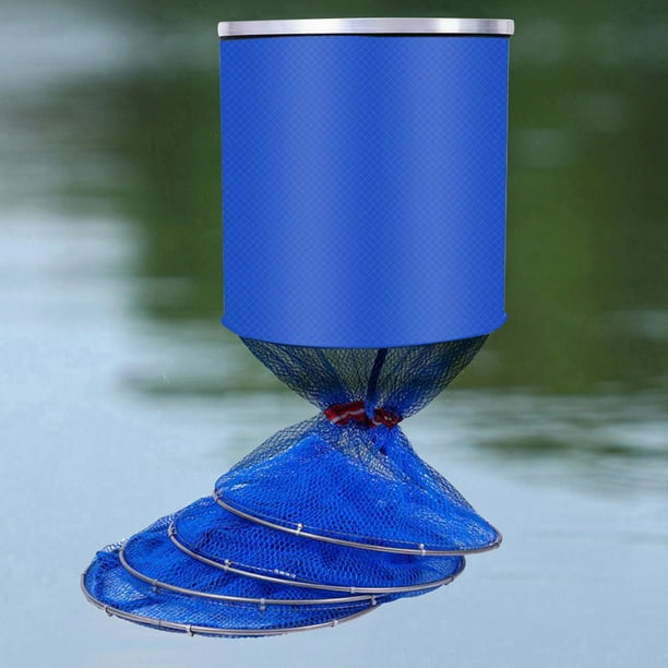 Red de pesca Red de dragado de pesca portátil Pescado antisalto para trampa de cangrejo de río Carpa FLhrweasw Nuevo